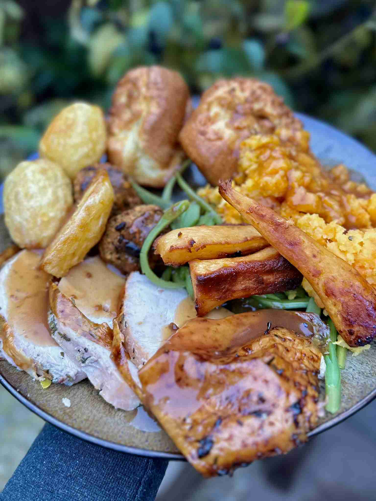 Turkey Christmas dinner