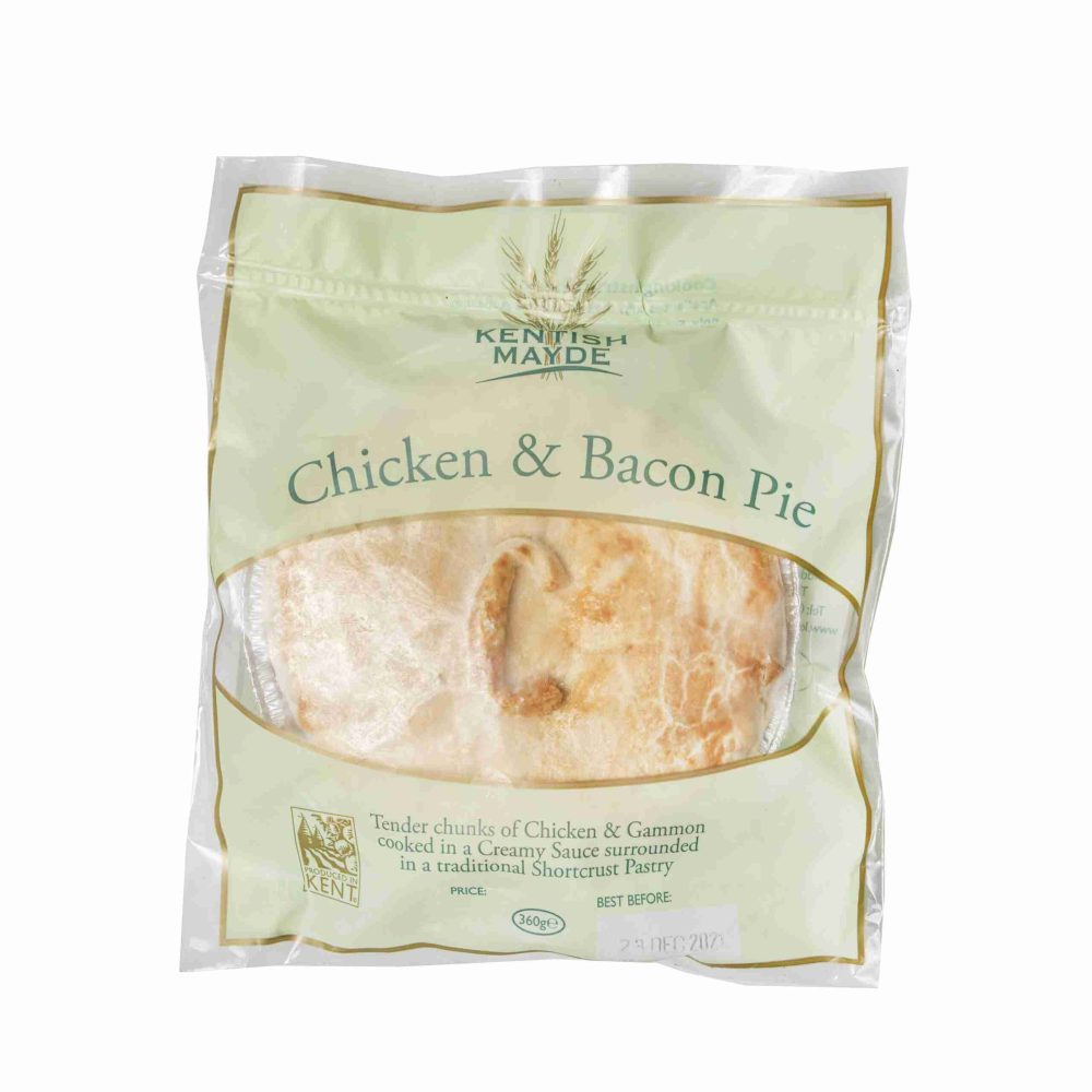 Medium Meaty Pies – Chicken & Bacon - (360g)