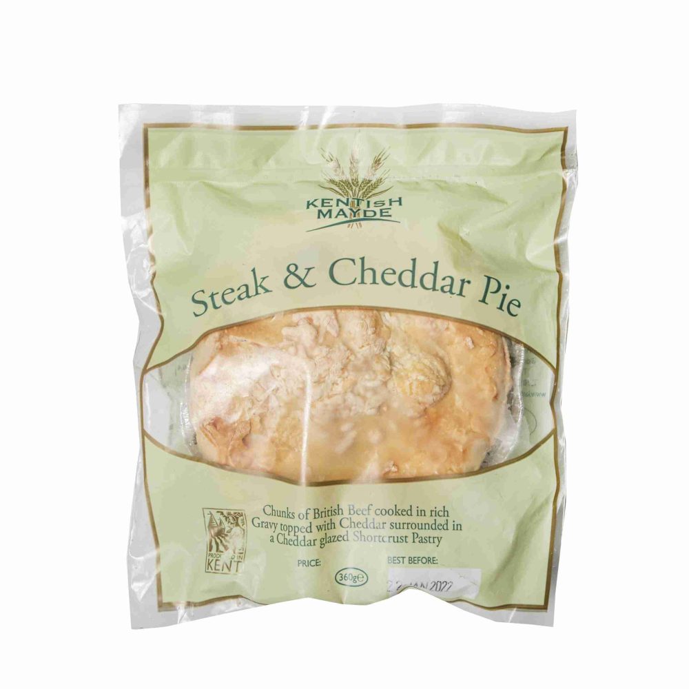 Medium Meaty Pies – Steak & Cheddar - (360g)