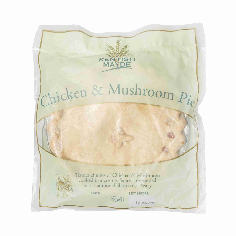Large Meaty Pies – Chicken & Mushroom - (800g)